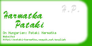 harmatka pataki business card